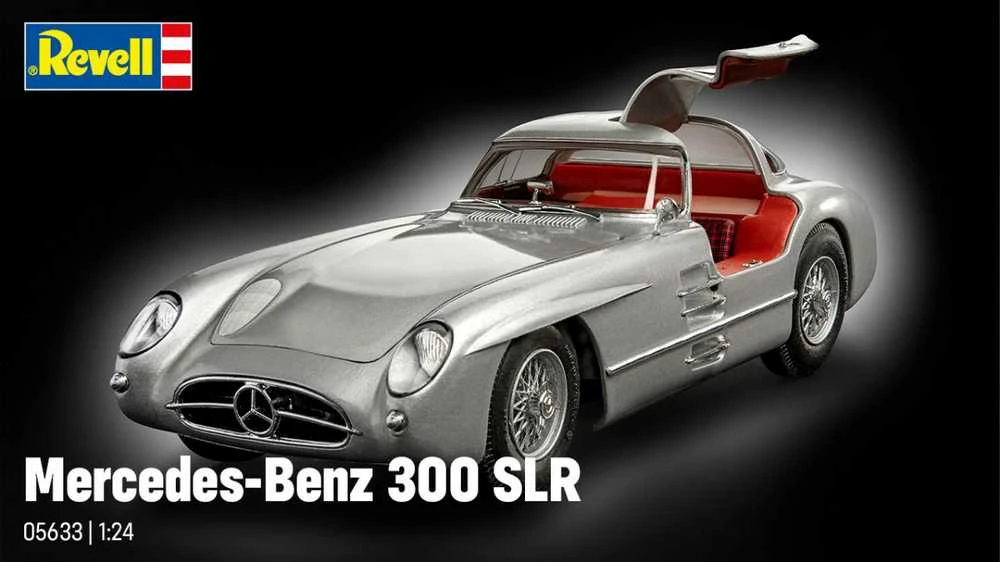 Revell Dovanų rinkinys modeliuotojams: Mercedes-Benz 300 SLR 1/24