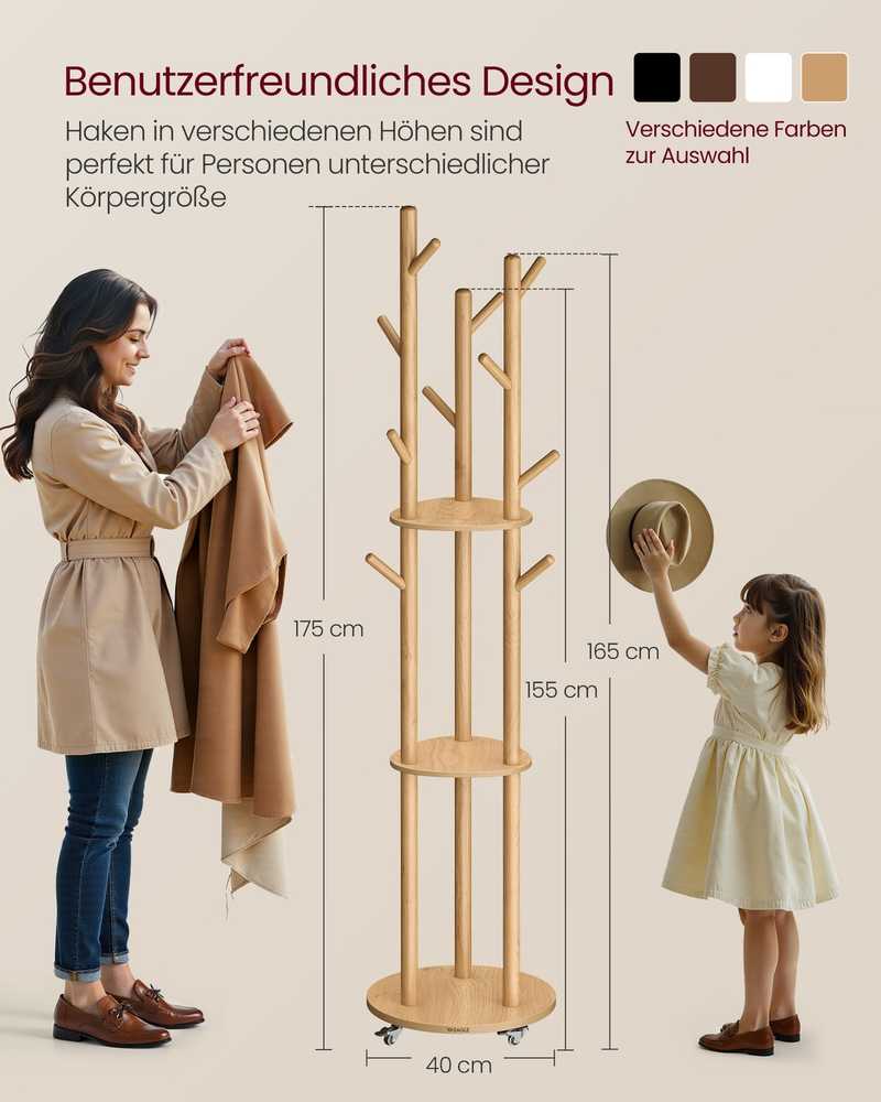Songmics Drabužių kabykla 175 cm