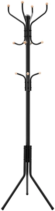 Songmics Juodo metalo skrybėlių stovas