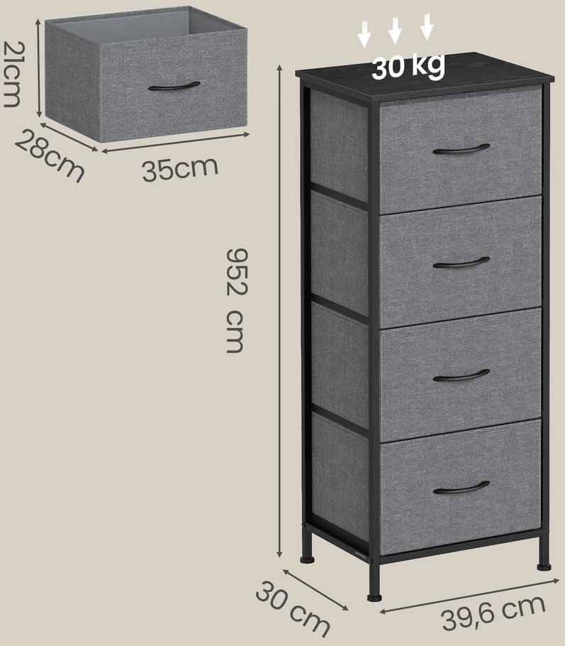 Songmics Drabužių kabykla su kabliais, reguliuojamo pločio, juoda, 40 × 177–220 × 193 cm