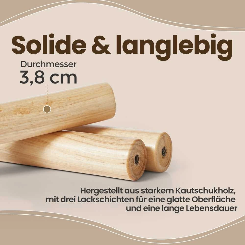 Songmics Drabužių kabykla VASAGLE, 47 x 47 x 175 cm, balta