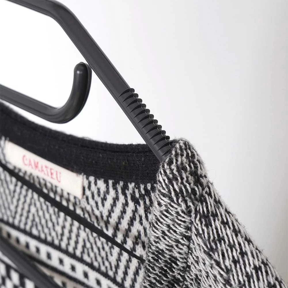 Affek Design Storage Solutions Drabužių pakabos 10 vnt. juodos sukamos