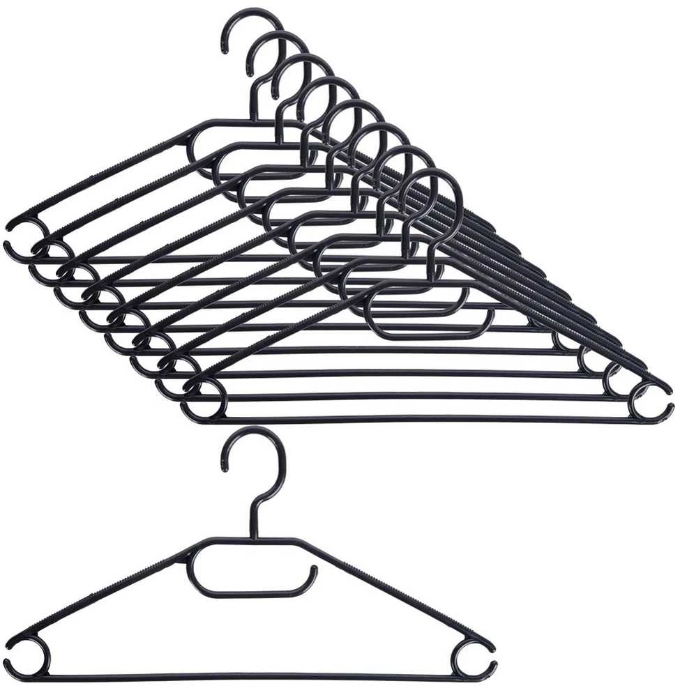 Affek Design Storage Solutions Drabužių pakabos 10 vnt. juodos sukamos