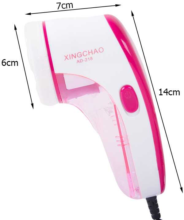 Drabužių skutimo mašinėlė su USB jungtimi, 14x7x5 cm