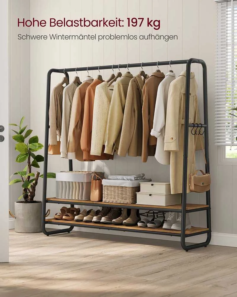 Lova Songmics Drabužių stovas 45 × 138 × 160 cm