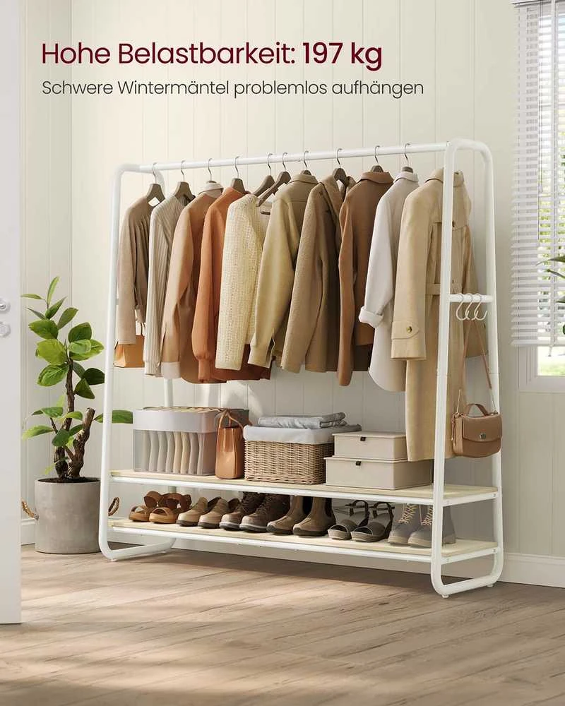 Lova Songmics Drabužių stovas 45 × 138 × 160 cm