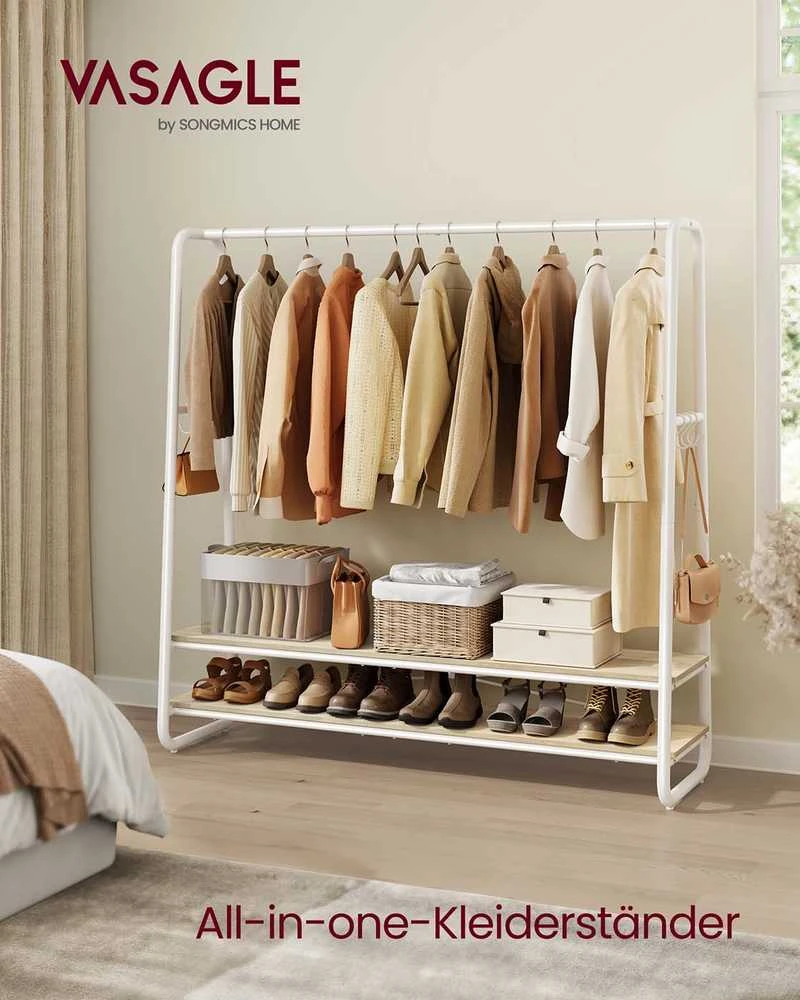 Lova Songmics Drabužių stovas 45 × 138 × 160 cm