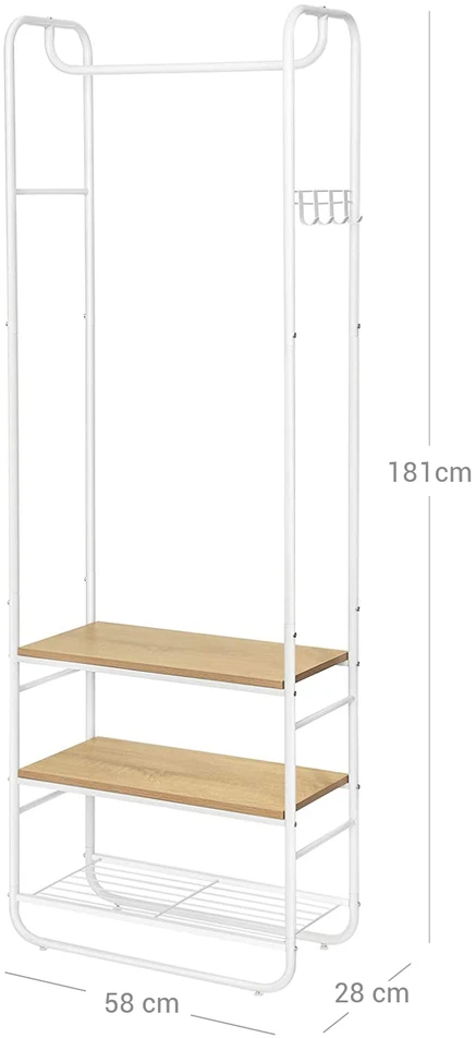 Songmics Drabužių stovas 58 x 28 x 181 cm