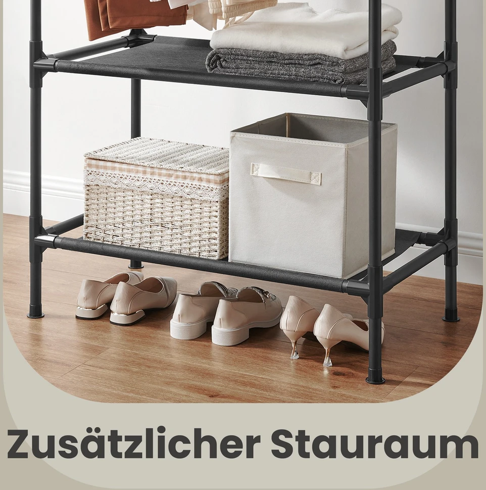 Songmics Drabužių stovas 83 x 45 x 157 cm