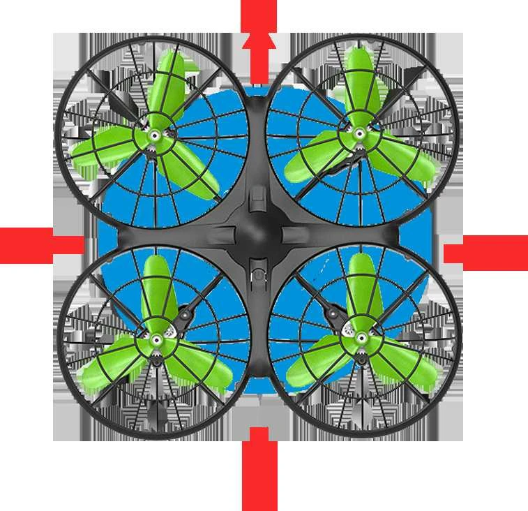 Syma X26 kliūčių vengimo RC dronas 2.4Ghz be galvos