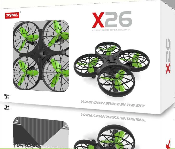 Syma X26 kliūčių vengimo RC dronas 2.4Ghz be galvos