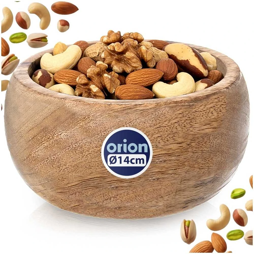 Orion Medinė dubuo 13,5 cm 500 ml Džiovintiems vaisiams ir užkandžiams