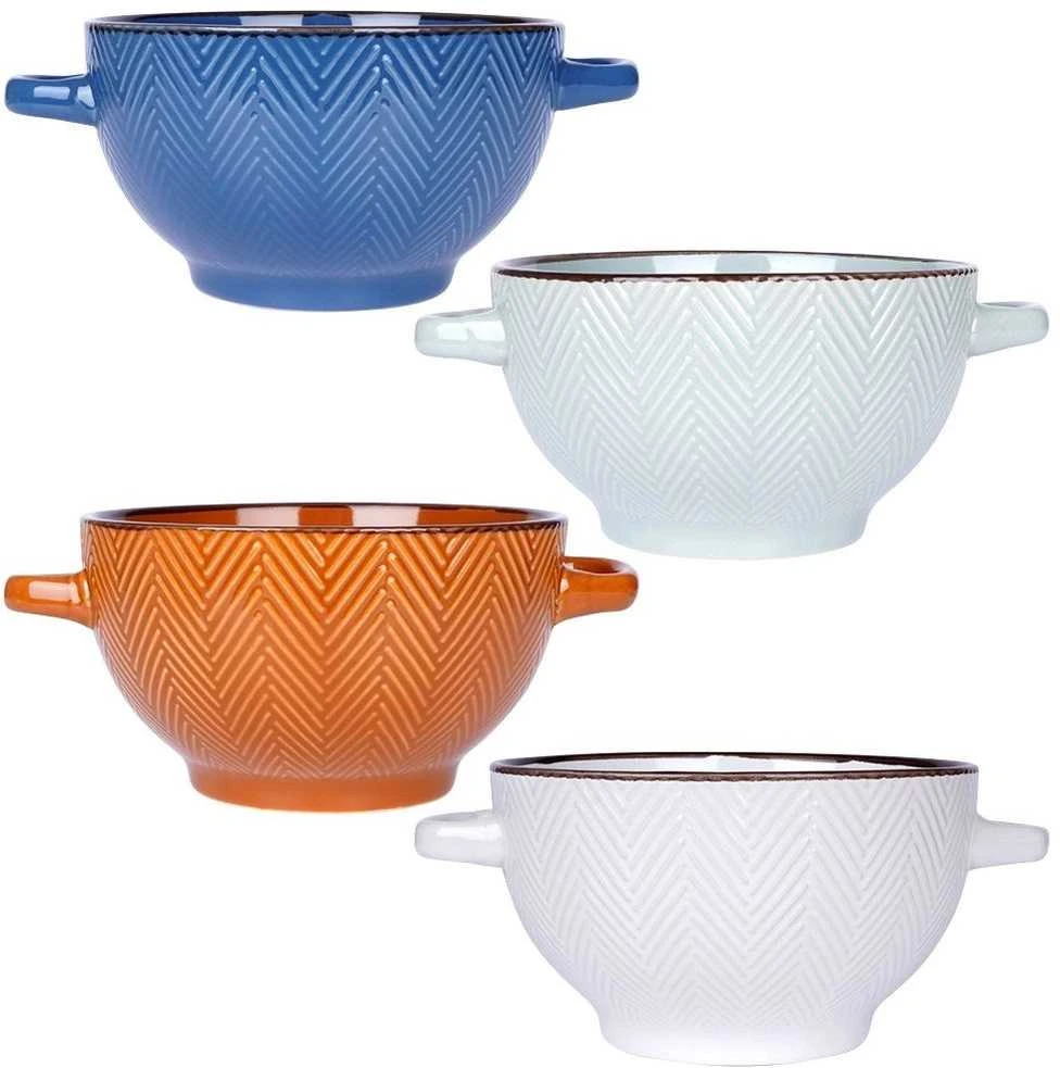 Siaki Collection Dubenėlių rinkinys keraminė 620 ml 4 vnt.