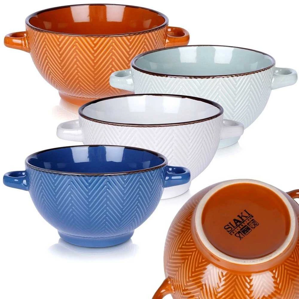 Siaki Collection Dubenėlių rinkinys keraminė 620 ml 4 vnt.