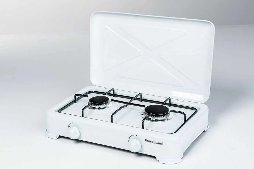 Ravanson K-02T kaitlentė Baltas Countertop Gas 2 zona(s)
