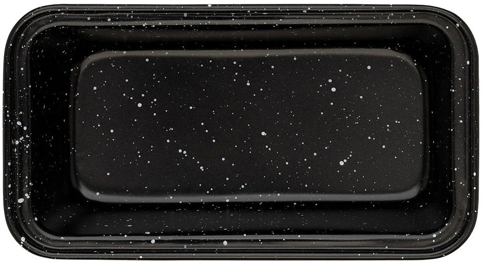 Duonos kepimo forma su granitine danga, juoda, 15,5 × 8,5 × 4 cm