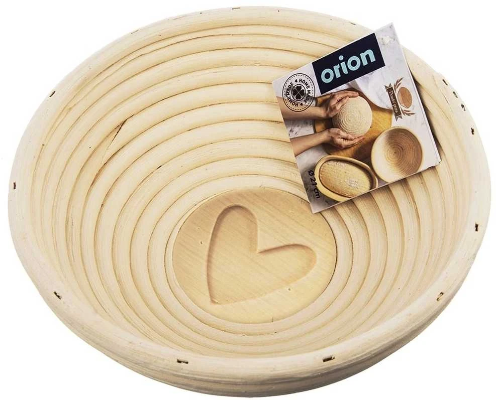 Orion Duonos tešlos krepšelis 1,2kg Rotangas smėlio spalvos