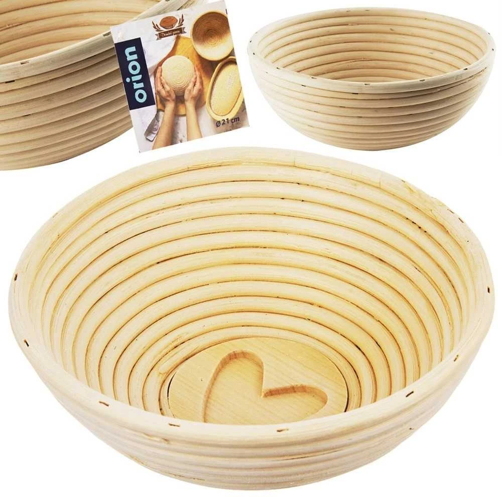 Orion Duonos tešlos krepšelis 1,2kg Rotangas smėlio spalvos