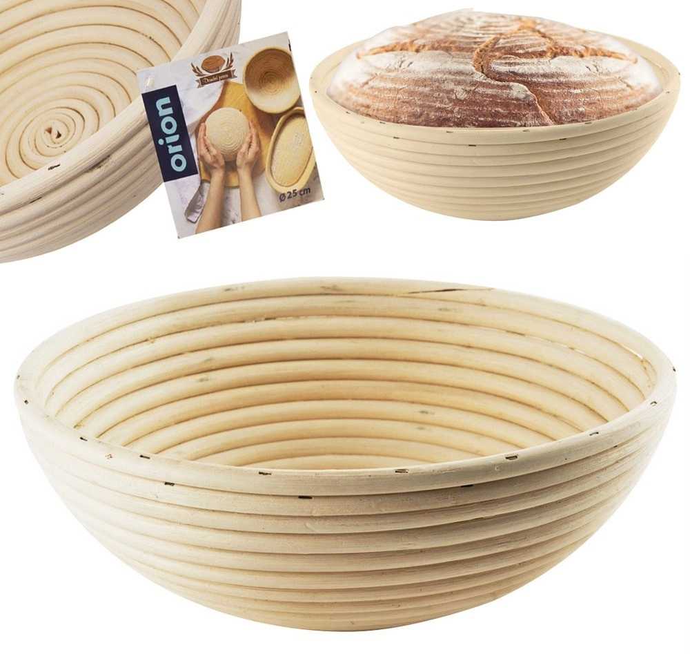 Orion duonos tešlos kildinimo krepšelis 1,5kg rotangas