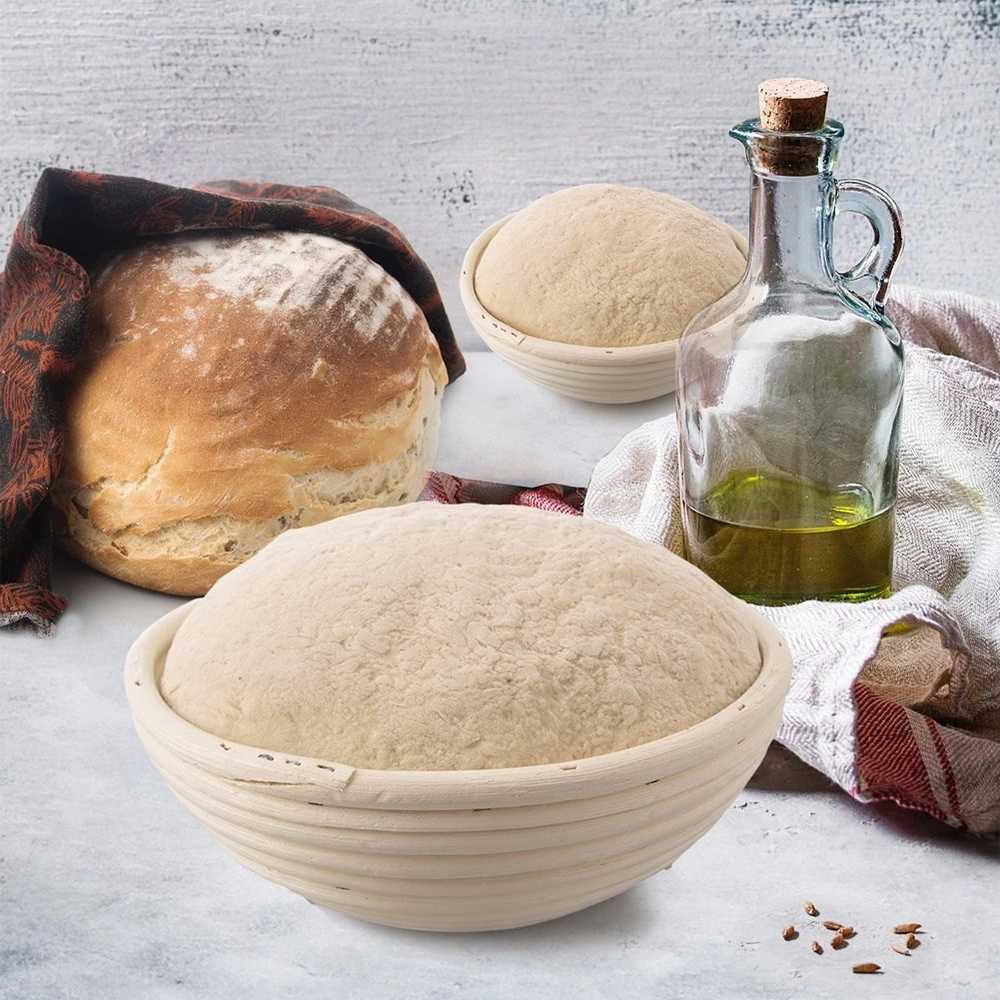 Orion duonos tešlos kildinimo krepšelis 1,5kg rotangas