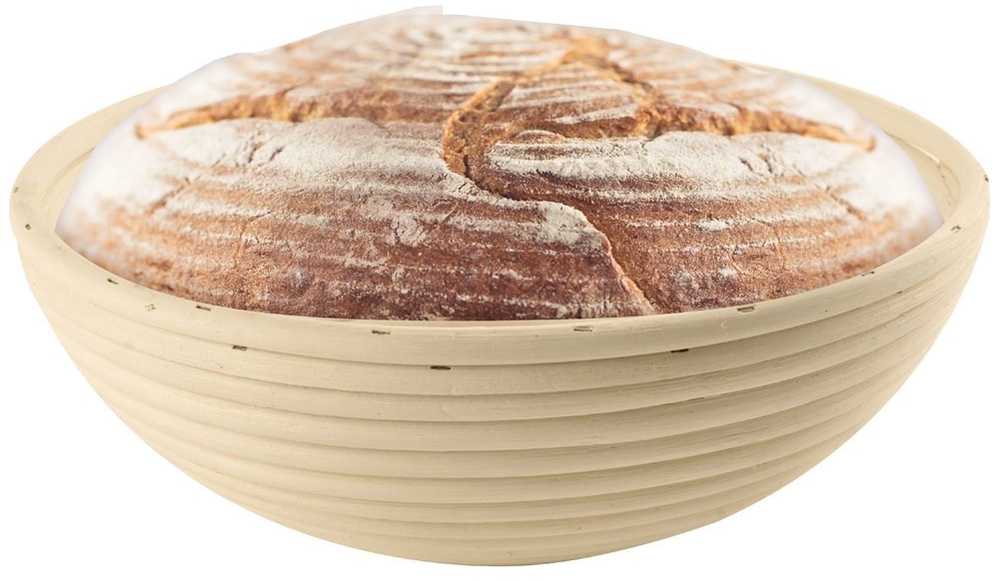 Orion duonos tešlos kildinimo krepšelis 1,5kg rotangas