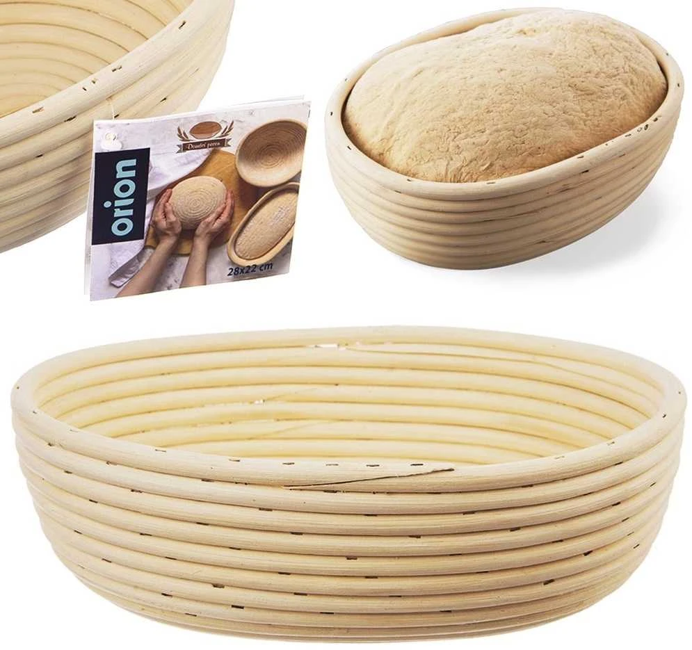 Orion Krepšelis duonos tešlai 1,5kg rotangas