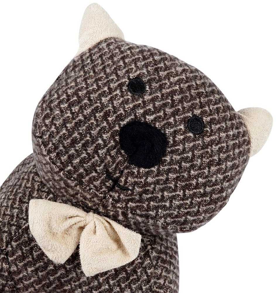 Home Styling Collection Durų kamštis Katė 20 cm Ruda Beigingas