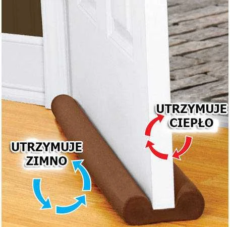 Durų ir langų sandariklis su šilumos izoliacija 85 cm, rudas
