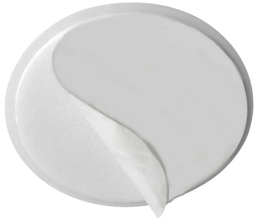 Durų rankenos apsauginis atmušiklis, 5 cm, baltas