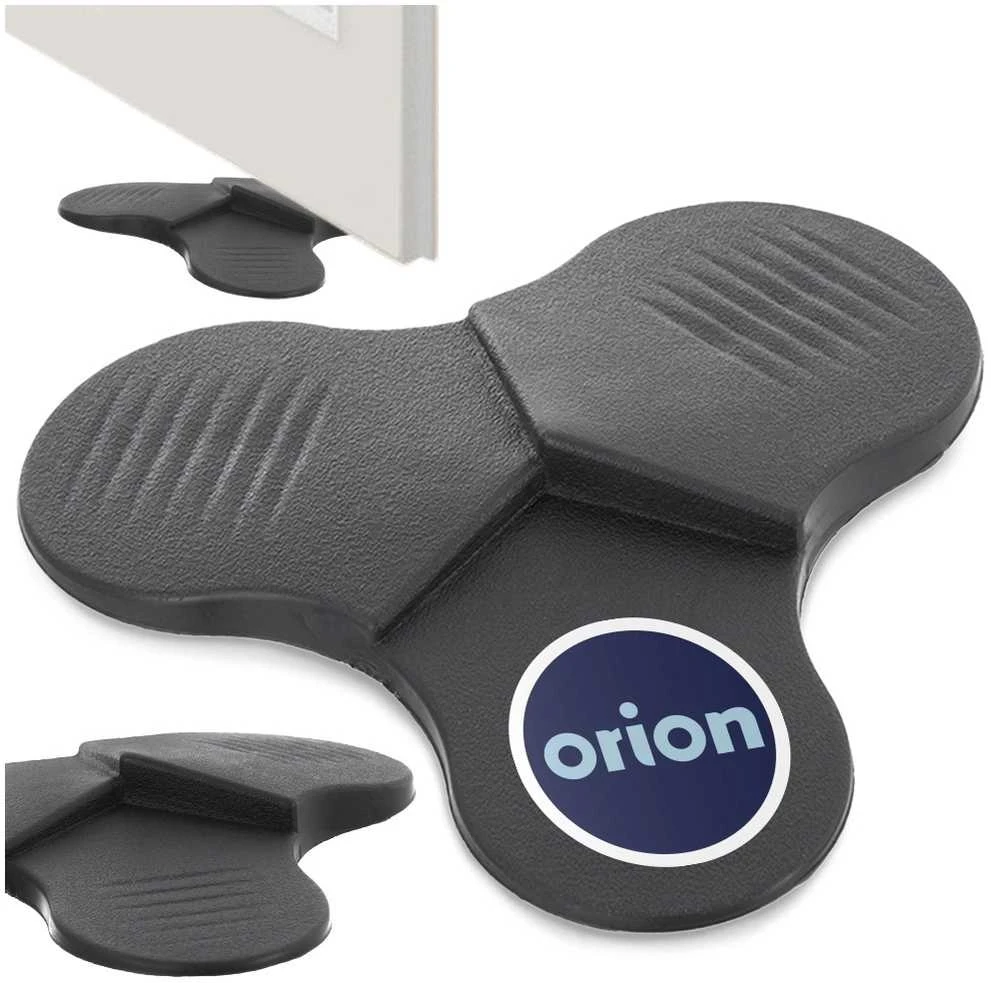 Aptel Orion Durų kamštis 12x12x1,8 cm - grafito spalvos, lengvas naudojimas