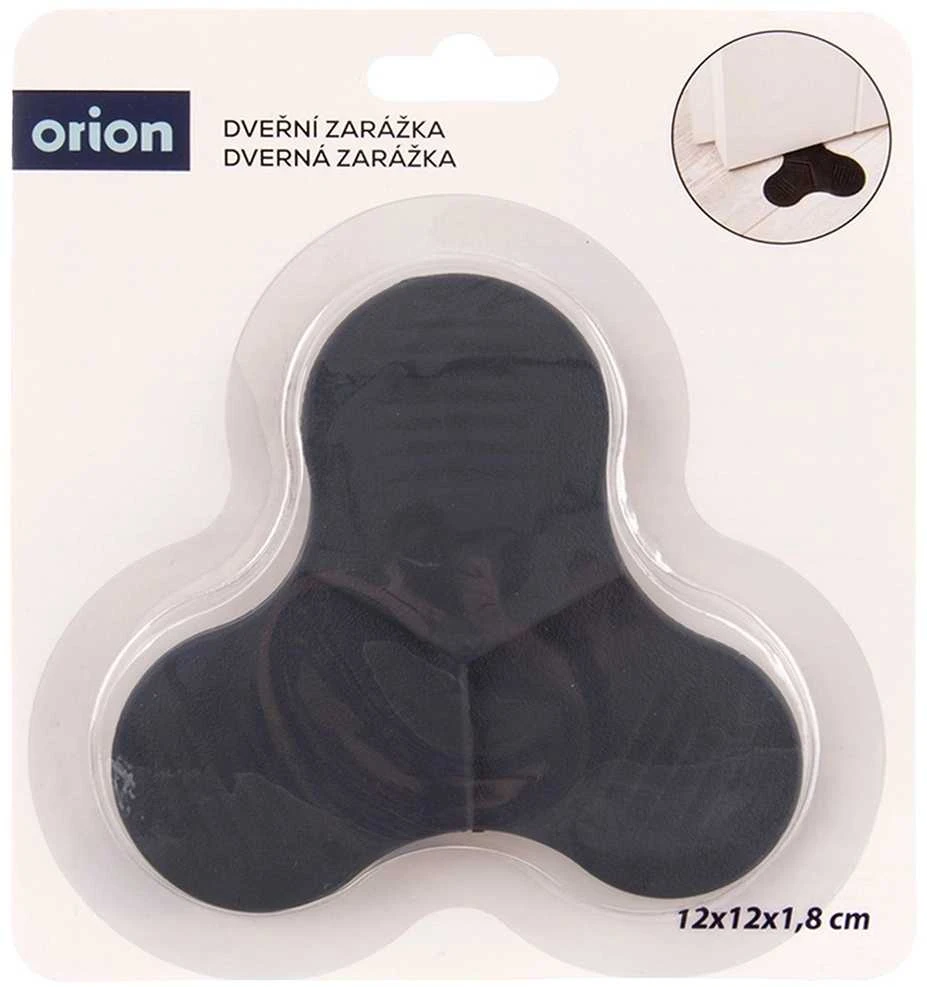 Aptel Orion Durų kamštis 12x12x1,8 cm - grafito spalvos, lengvas naudojimas