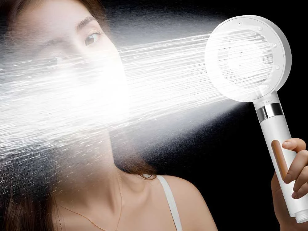 Dušo galvutė su 5 srovės režimais ir filtru