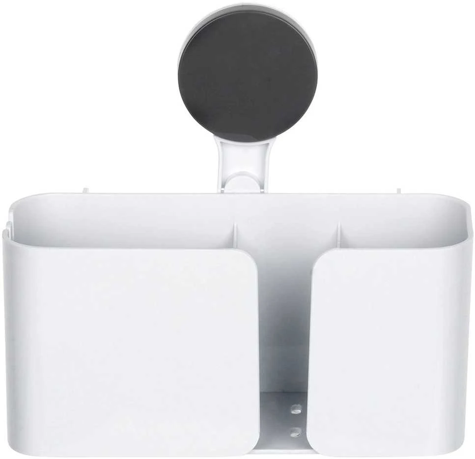 Bathroom Solutions Dušo Lentynė 21x9x19 cm - Baltos Plastiko Lentynėlės