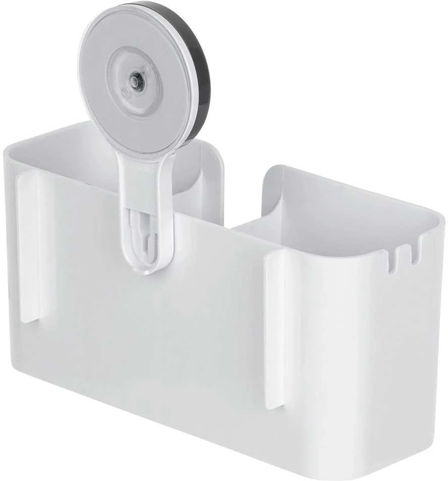 Bathroom Solutions Dušo Lentynė 21x9x19 cm - Baltos Plastiko Lentynėlės