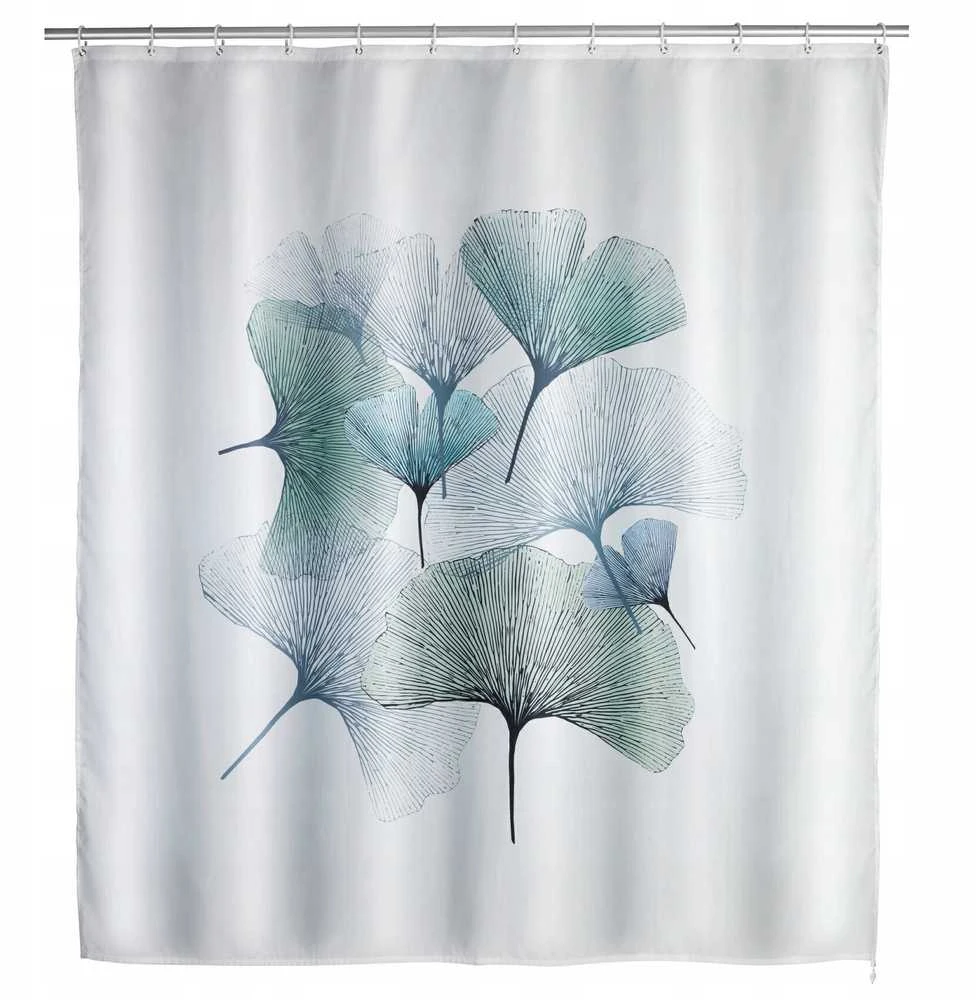 Dušo užuolaida nuo pelėsių GINKGO, poliesteris, WENKO