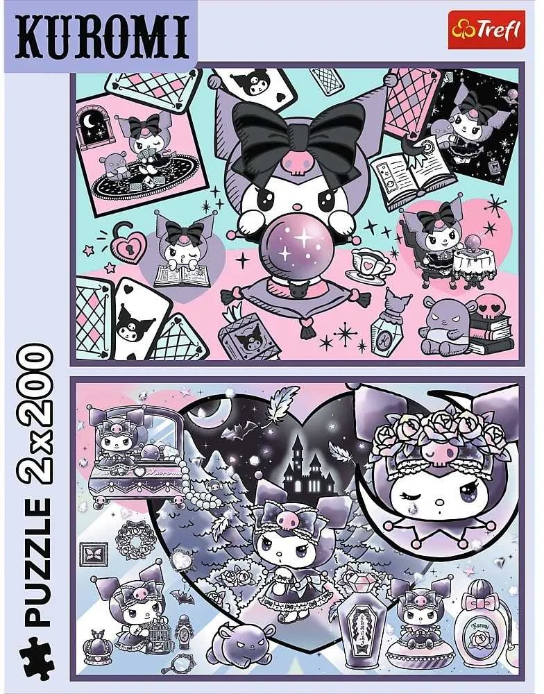 Trefl Dėlionė 2x200 vnt. - Kuromi ir Hello Kitty