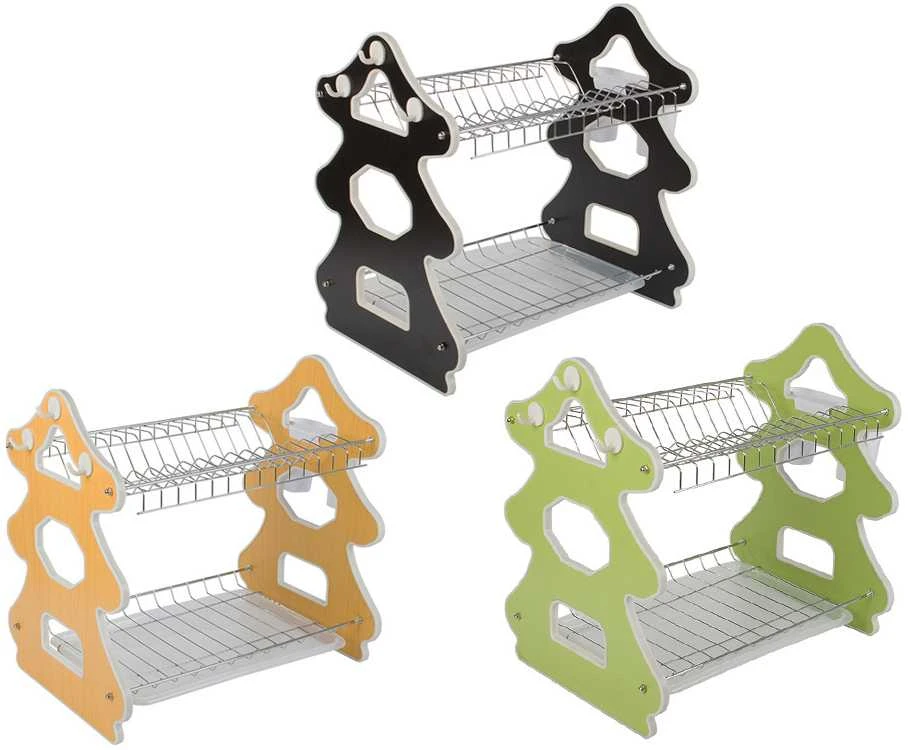 Dvigubas indų džiovintuvas su stovu ir įrankių dėklu