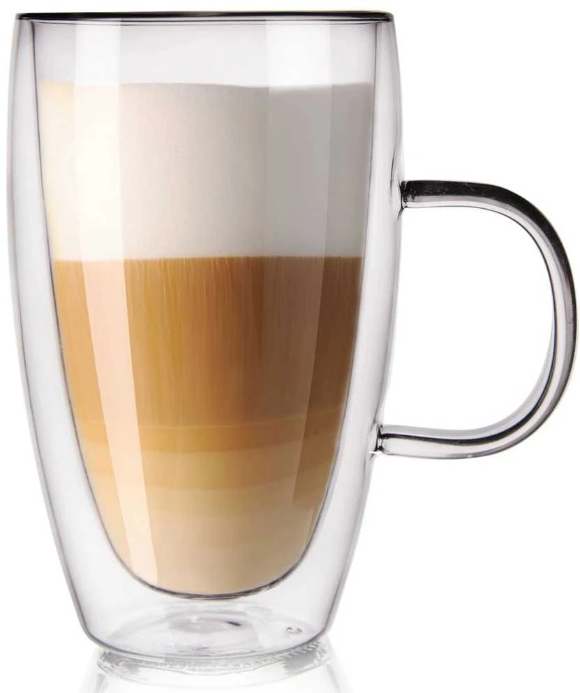 Orion Termo stiklinės su dviguba sienele kavos latte 430 ml