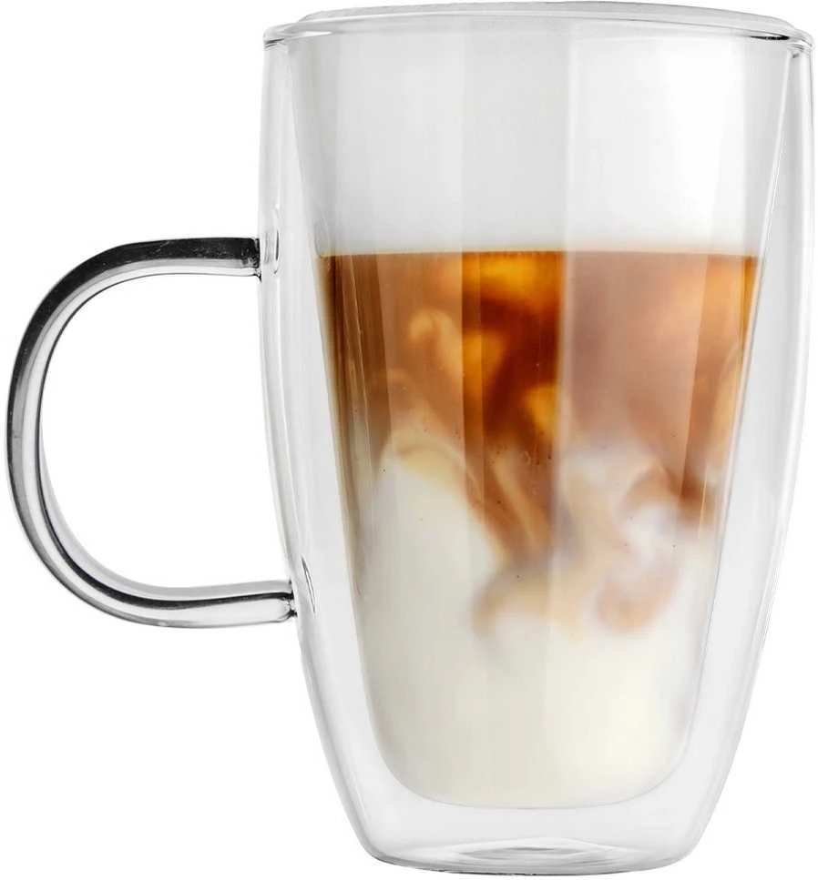 Orion Termo stiklinės su dviguba sienele kavos latte 430 ml