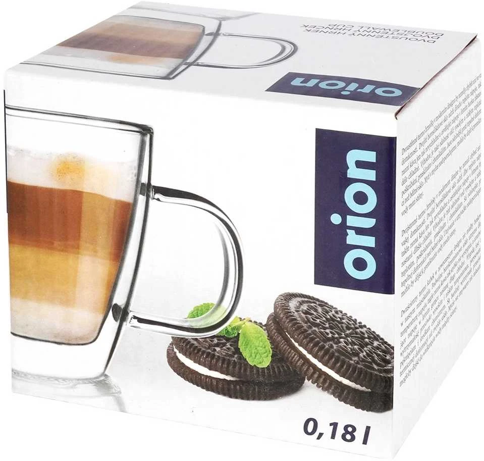 Orion Dvigubo stiklo puodelis, 180 ml