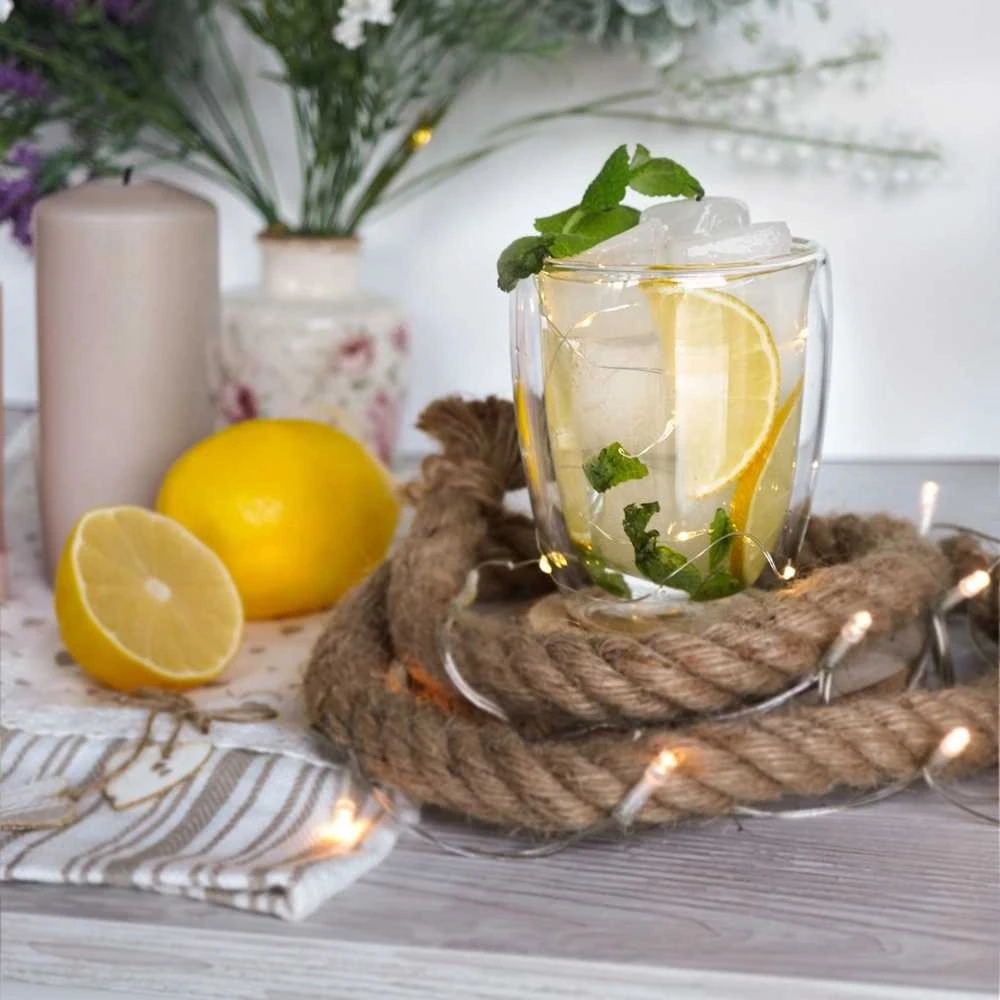 Orion Termo stiklinė 330 ml Dviguba sienelė Kavos latte