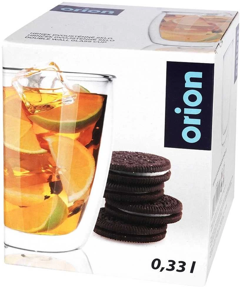 Orion Termo stiklinė 330 ml Dviguba sienelė Kavos latte
