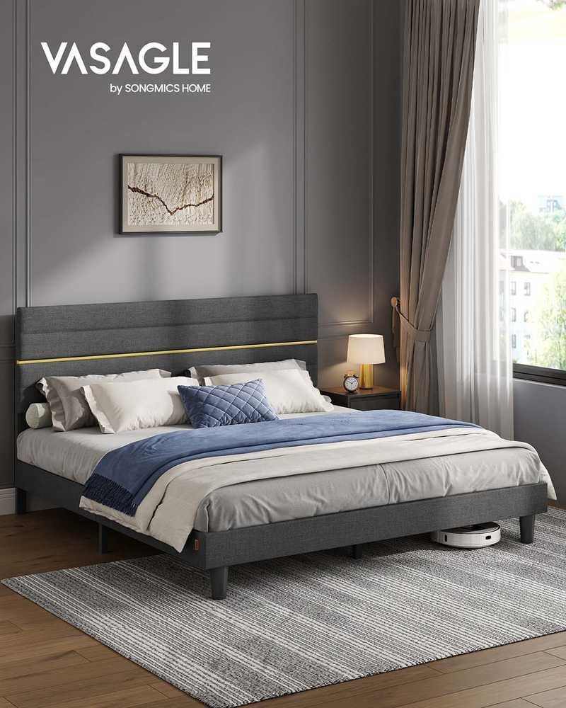 Songmics Dvigulės lovos rėmas 180 x 200 cm