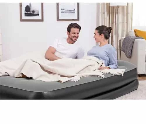 Bestway® Tritech Airbed Queen pripučiamas čiužinys su integruotu AC siurbliu 203x152x46 cm