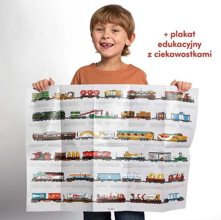 Dėlionė CzuCzu Double-sided Puzzle Trains 54 double-sided pieces ZA5558 technique