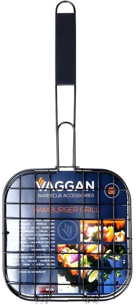 Vaggan Hamburginių Grilis Klem Juodas Dovina 49x21,1 cm - Grilio Tinklas - BBQ