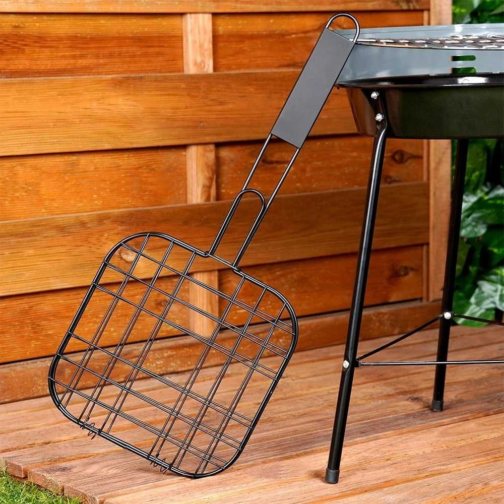 Vaggan Hamburginių Grilis Klem Juodas Dovina 49x21,1 cm - Grilio Tinklas - BBQ