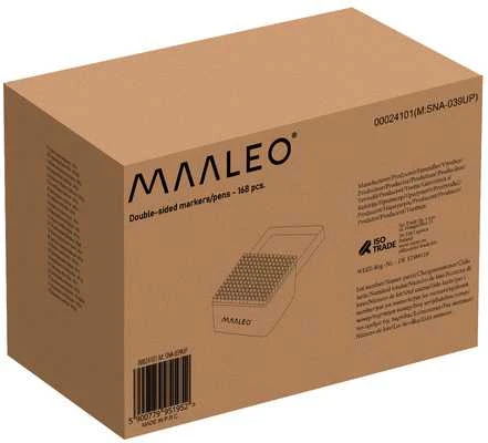 Dvipusiai žymekliai/tušinukai - 168 vnt. MAALEO 24101