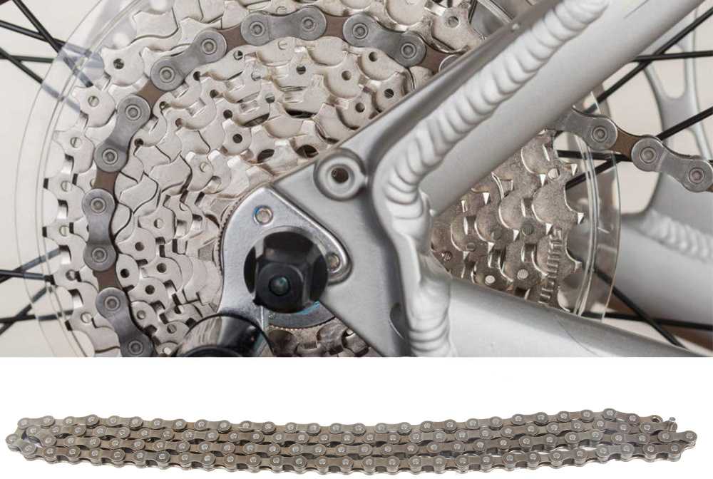 Dviračio grandinė 6/7/8 eilės 114 jungčių mtb dviračiui, patvari