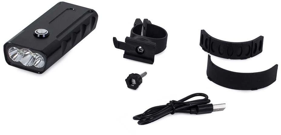 Dviračio lempa su LED Cree XM-L T6 ir Powerbank funkcija